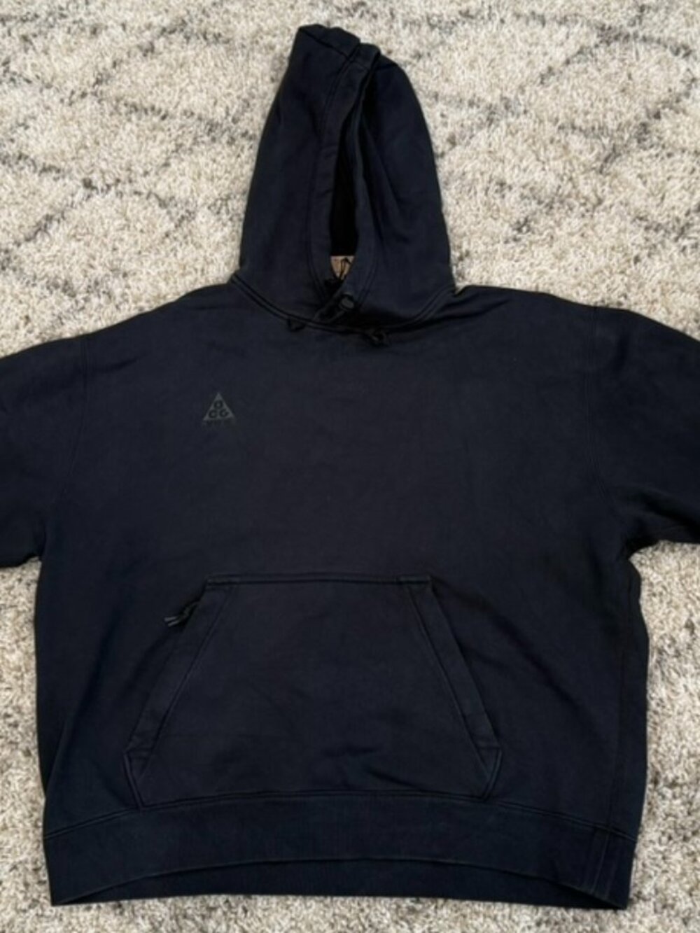 Nike ACG Men's Black Hoodie - Large
